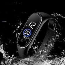 LED Relógio M4 Pulseira  digital  Esportivo A prova água feminino masculino