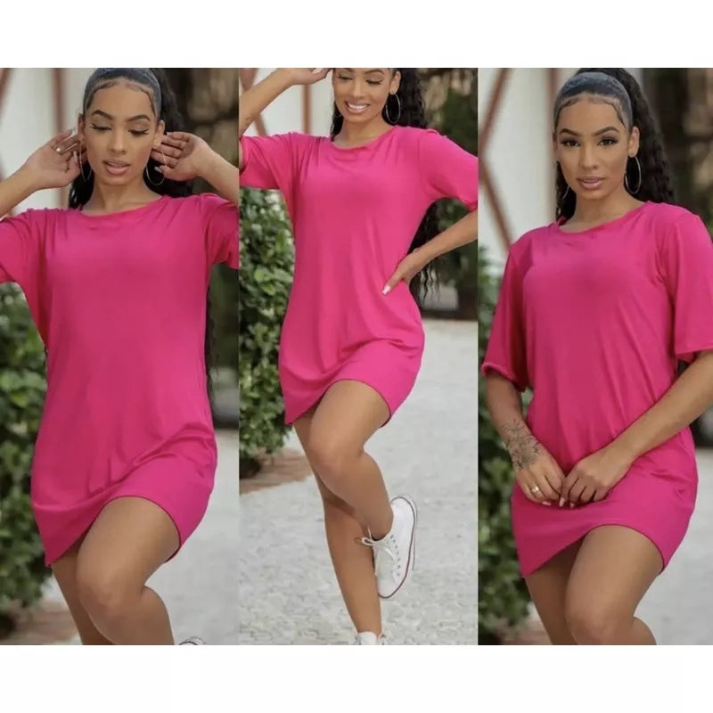 Camisão vestido blusão feminino confortável