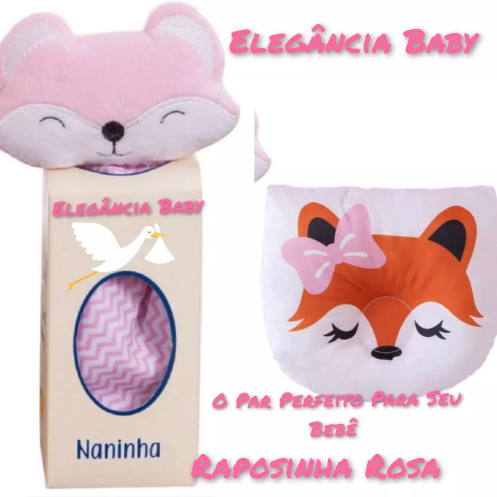 Naninha  Para Bebê E Travesseirinho Anatômico - Apoio De Cabeça