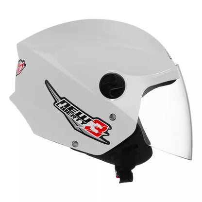 Capacete Moto Aberto Masculino e Feminino Com Viseira Móvel New Liberty Three 3 Pro Tork