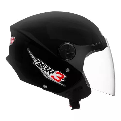 Capacete Moto Aberto Masculino e Feminino Com Viseira Móvel New Liberty Three 3 Pro Tork
