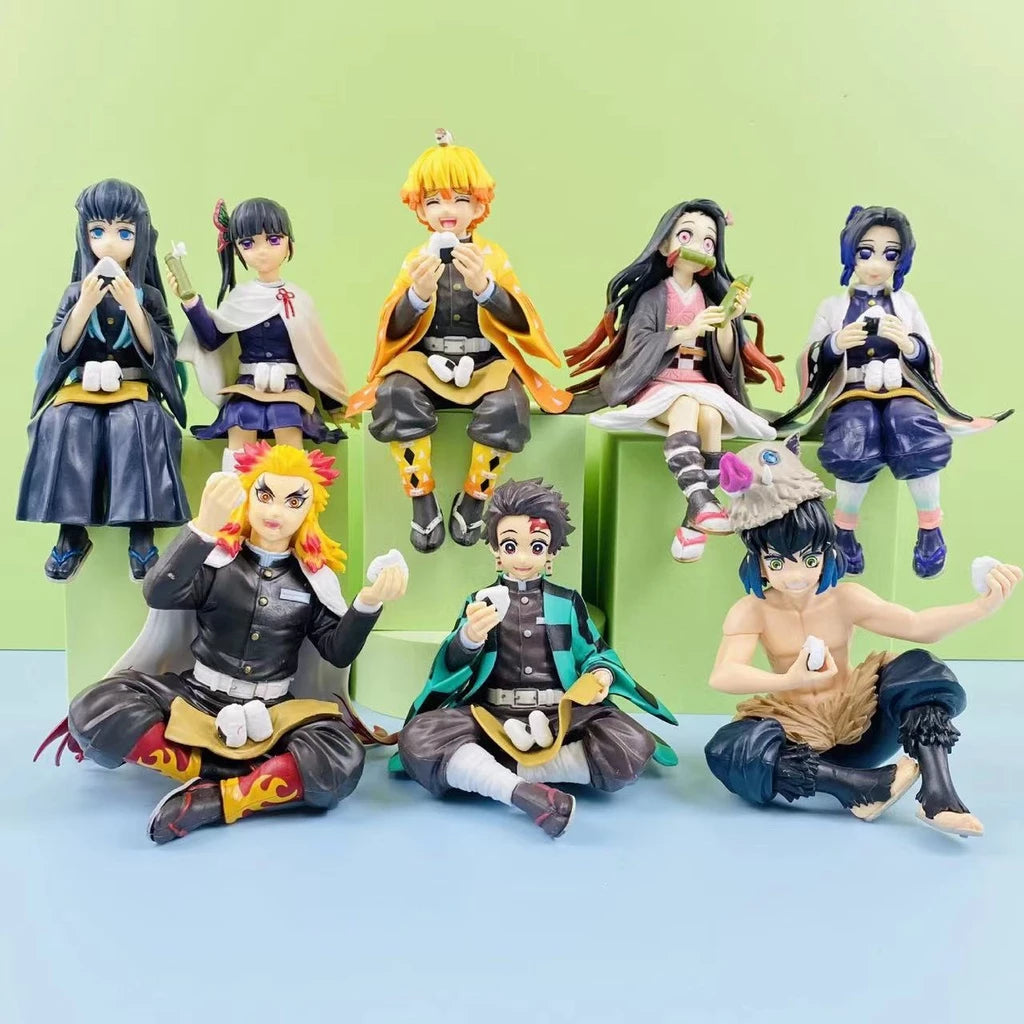 Action figure demon slayer /Boneco Demon Slayer PVC Com Caixa Boneco De Ação kimetsu no yaiba boneco Kamado Tanjirou Vários Personagens bonecos demon slayer tanjiro action figure/nezuko figure/Zenitsu Action figure/demon slayer figure/Action figure anime