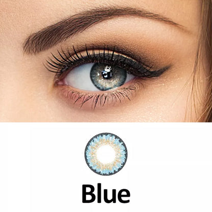 ZELIN Lente de Contato Colorida Aparência Natural Uso Anual Para Maquiagem Dos Olhos