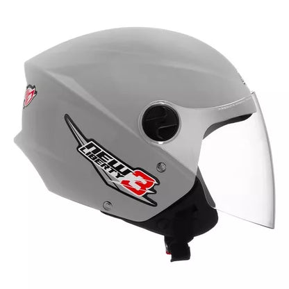 Capacete Moto Aberto Masculino e Feminino Com Viseira Móvel New Liberty Three 3 Pro Tork