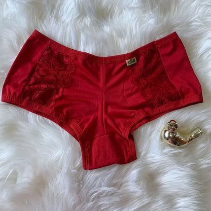 Calcinha estilo short Kit com 4 short Débora microfibra linha lingerie de luxo!