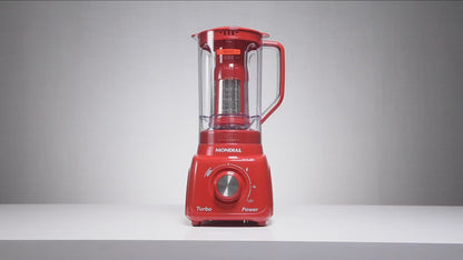 Liquidificador 3 velocidades Turbo Power Vermelho - L-99-FR - Mondial