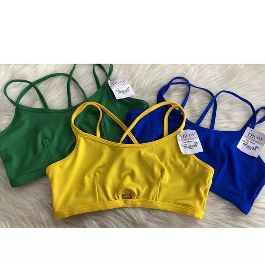 Top Fitness Feminino Alça Fina Academia