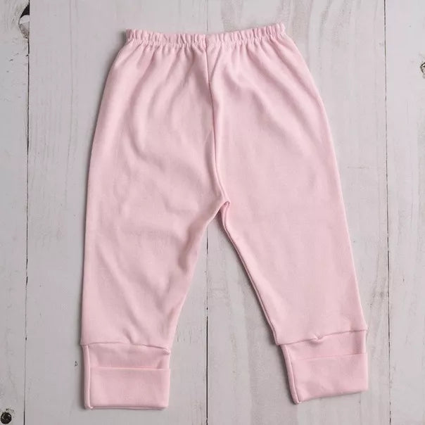 Calça / Mijão Bebê / Culote Suedine Pé Reversível 100% Algodão