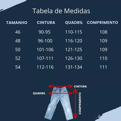 Calça jeans Preta Plus size com lycra
