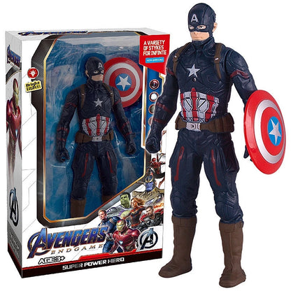 Vingadores Bonecas Luminosas Action figure Homem De Ferro/boneco homem aranha /Capitão América/Hulk/Thanos Marvel/Com Caixa