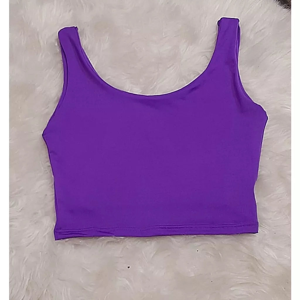 Cropped Feminino Blogueira Alça Larga Com Forro Duplo . Mega Lançamento Confira !!!