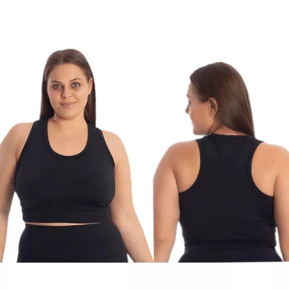 Top Cropped M ao G4 Nadador Plus Size Academia Grosso