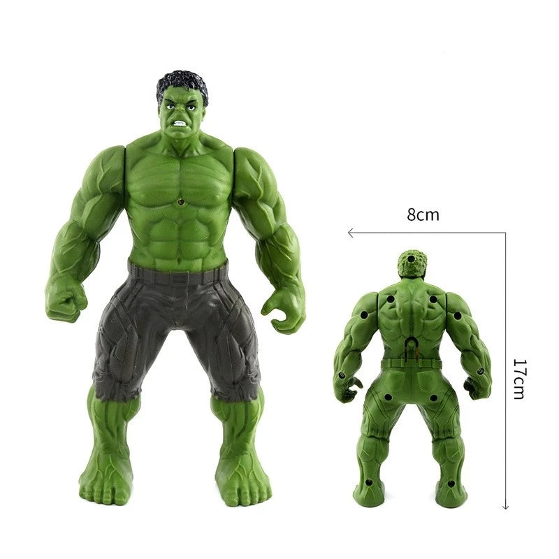 Vingadores Bonecas Luminosas Action figure Homem De Ferro/boneco homem aranha /Capitão América/Hulk/Thanos Marvel/Com Caixa