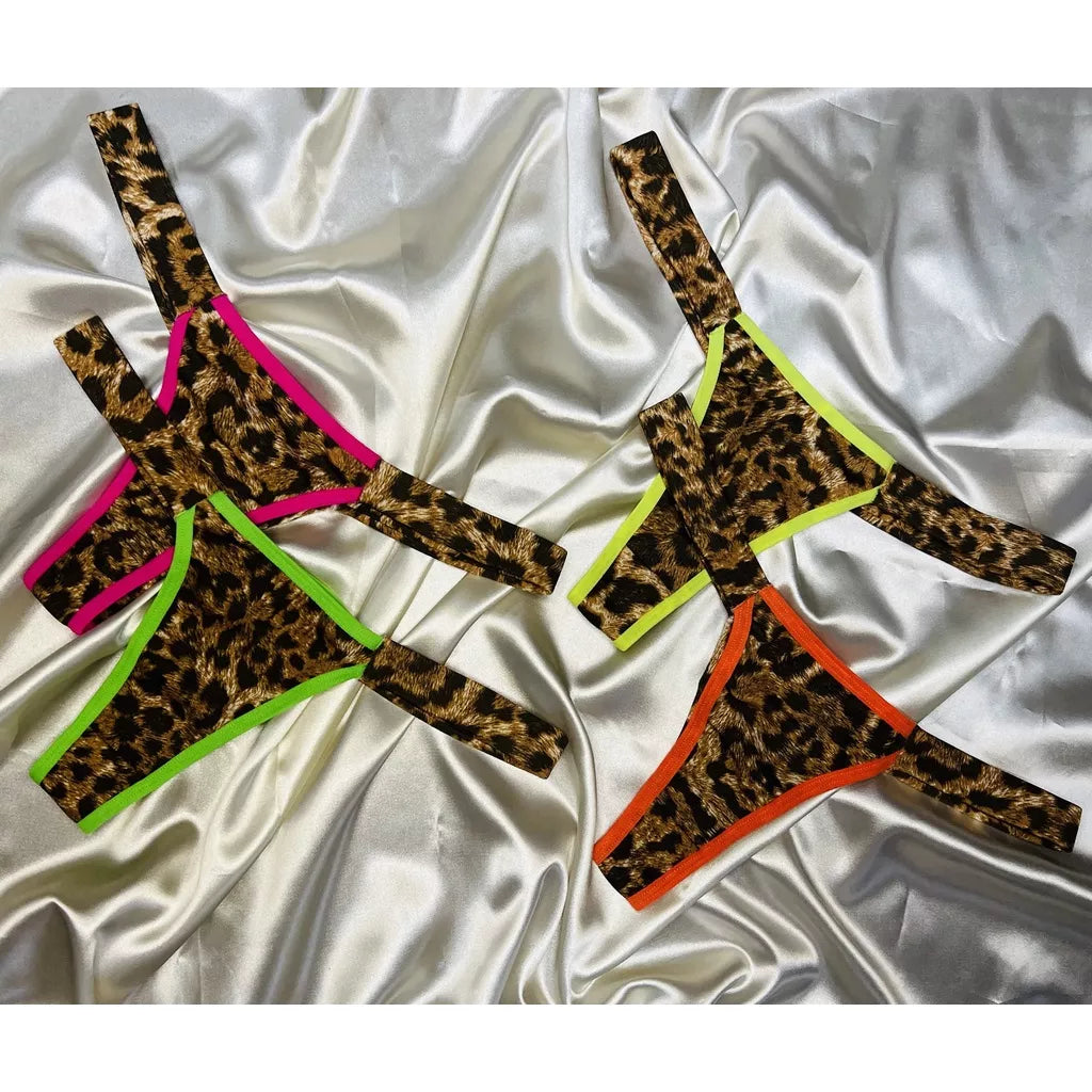 Calcinha Vaquinha Fio Duplo Conforto Estampada Sexy Sensual Biquíni Lingerie Feminina