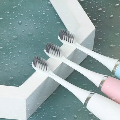 Escova De Dentes Oral Elétrica，Com 2 Cabeças De Escova Ultrassônica Automática Completa / Cuidado Oral