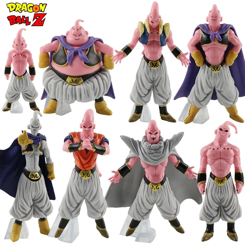Bola De Dragão Figura Muscle Majin Buu 8pcs/Conjunto Ornamentos Modelo Boneca Anime Pvc De Ação Decoração Coleção Brinquedos Presente