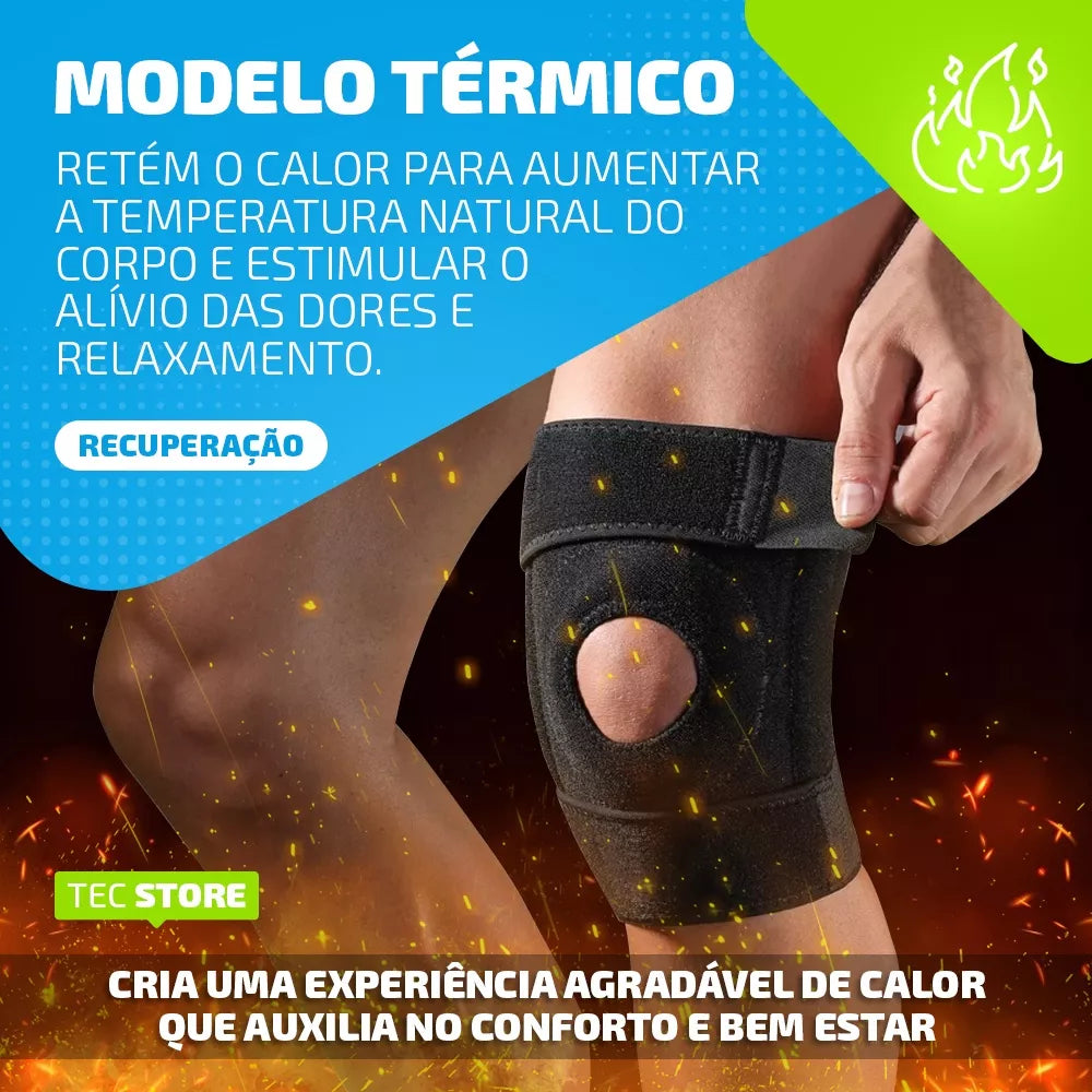 Joelheira Compressão Ortopedica Articulada Patelar Reforçada