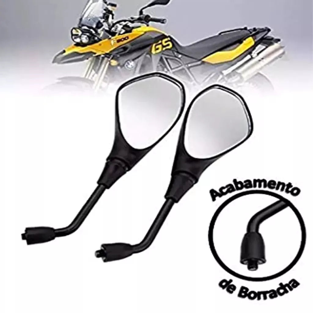 retrovisor modelo bmw f800 fixo rosca honda par