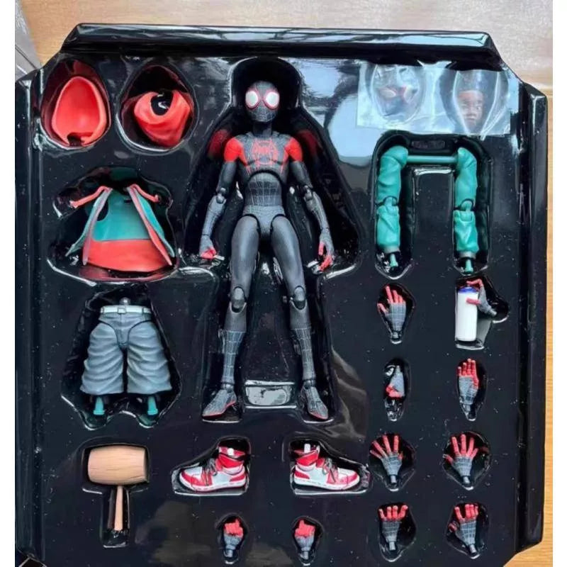 Ação Figura Modelo De Brinquedos , Sentinela Sv , Homem-Aranha No Verso , Miles Morales , Peni Parker , Boneca Móvel , Presente