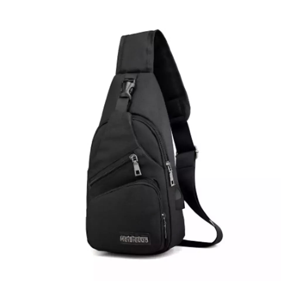 Bolsa de ombro UNISEXX anti-roubo de ombro carregador usb mensageiro