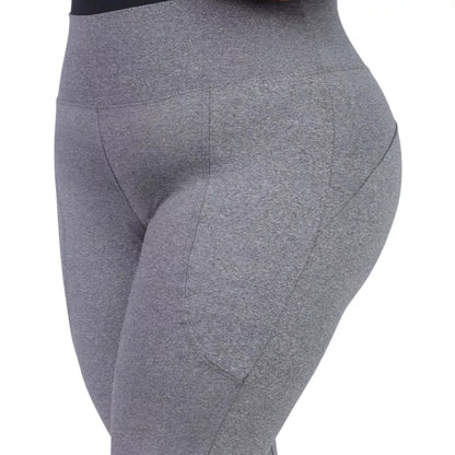 Calça Legging Plus Size Grossa Levanta Bumbum Cintura Alta Fitnes Academia G ao G4