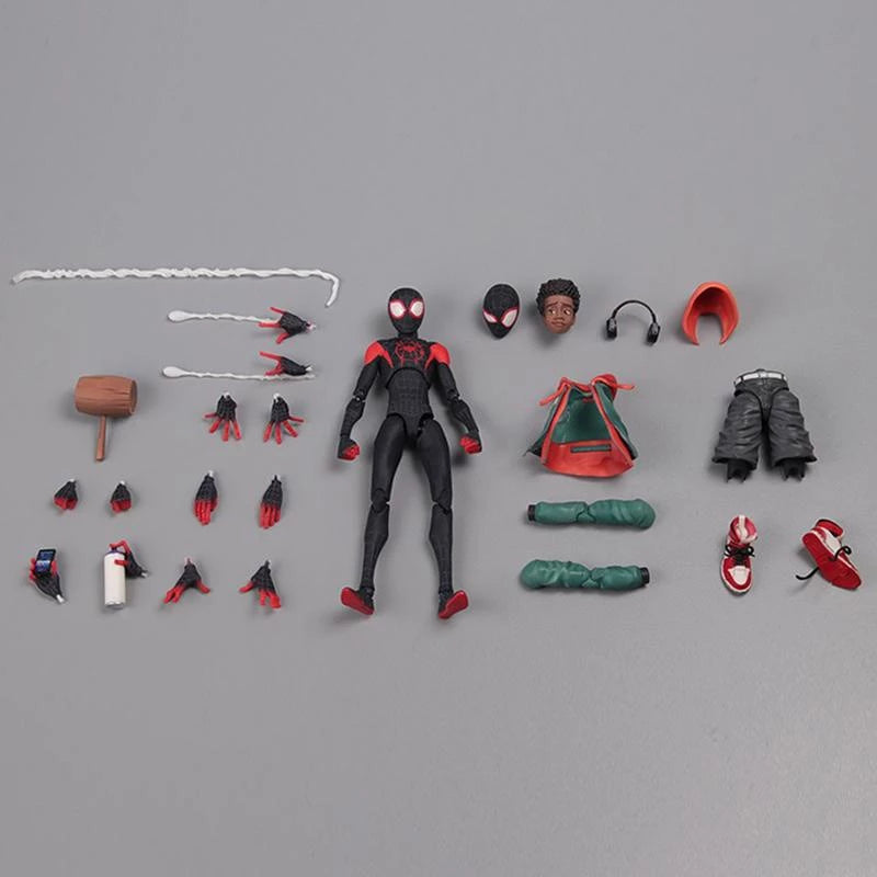 Ação Figura Modelo De Brinquedos , Sentinela Sv , Homem-Aranha No Verso , Miles Morales , Peni Parker , Boneca Móvel , Presente