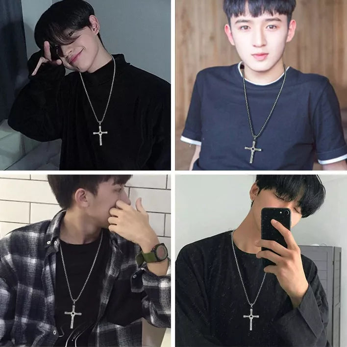 TORETO Colar Cruz Velocidade E Paixão 7 Toledo Contraste Homens Europeus Americanos